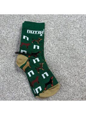 Nutramax Laboratories Socks Womens 7-10 New Dog Pattern Boxer Rottweiler